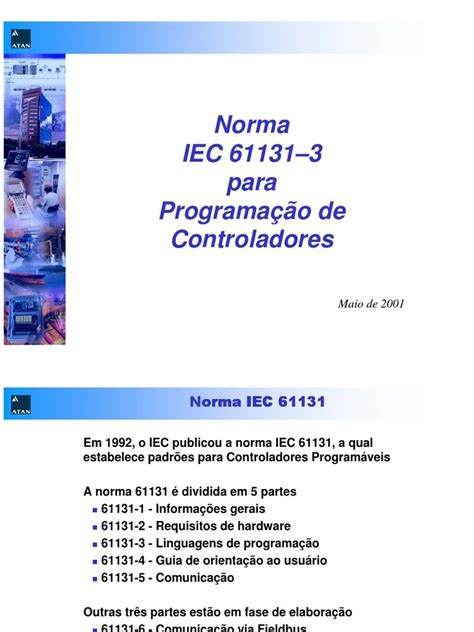 (PDF) New Developments in the IEC 611313 and 61499 Standards for