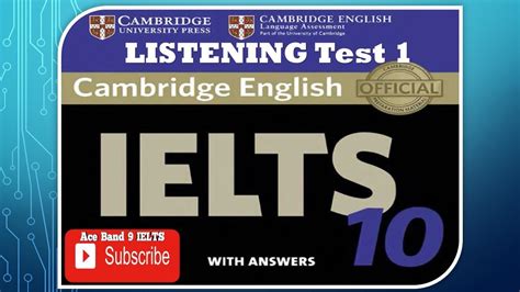ielts 10 listening test 1 answers