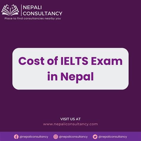 ielts exam cost in nepal
