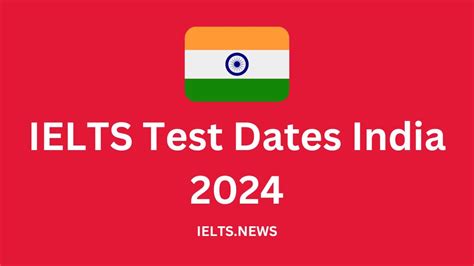 ielts exam test dates in india