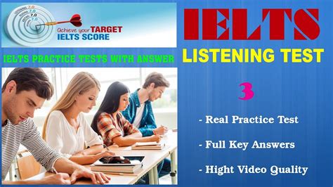 ielts listening practice test 3 with answers