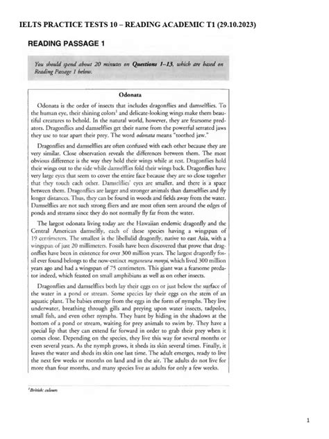 ielts material reading practice test