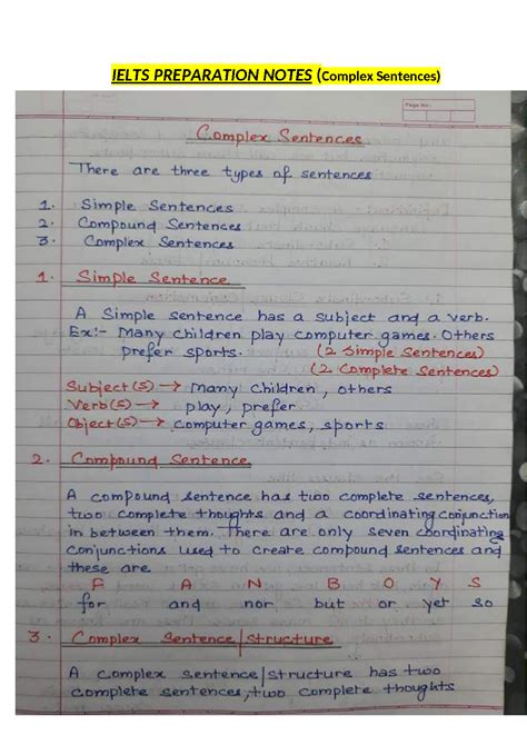 ielts preparation notes pdf