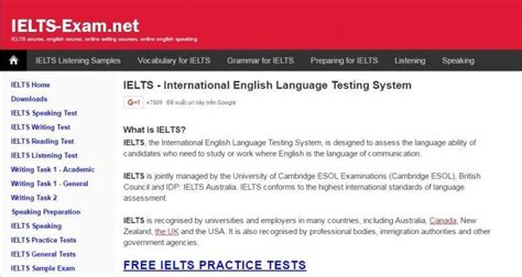 ielts preparation websites free