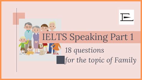 ielts speaking part 1 family vocabulary