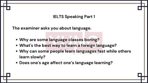 ielts speaking part 1 language