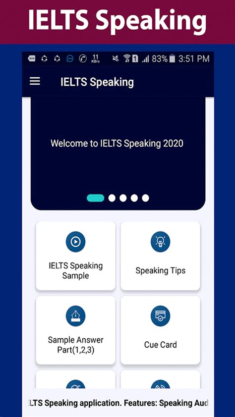 ielts speaking practice 2022 app