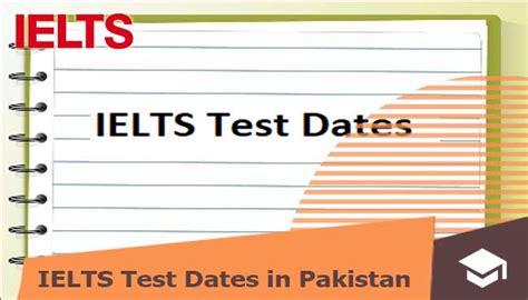 ielts test date pakistan