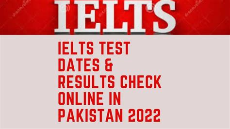 ielts test dates 2022 pakistan