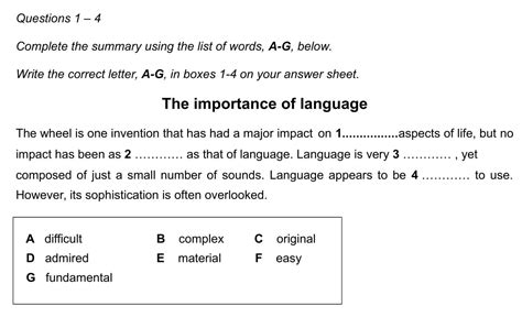 ielts test example online