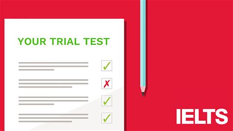 ielts trial test