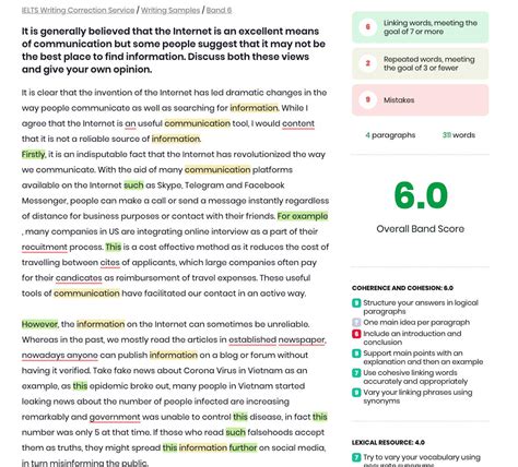 ielts writing checker online