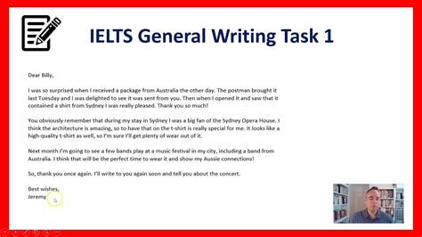 ielts writing test 1 general