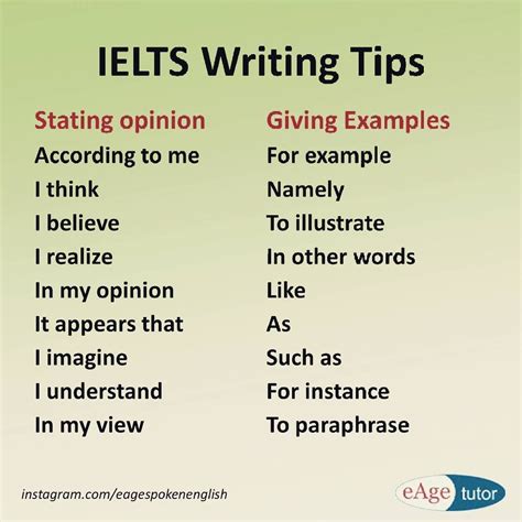ielts writing tips general