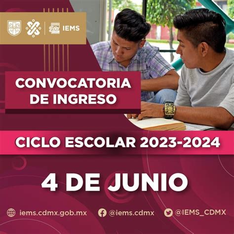 iems segunda convocatoria 2023