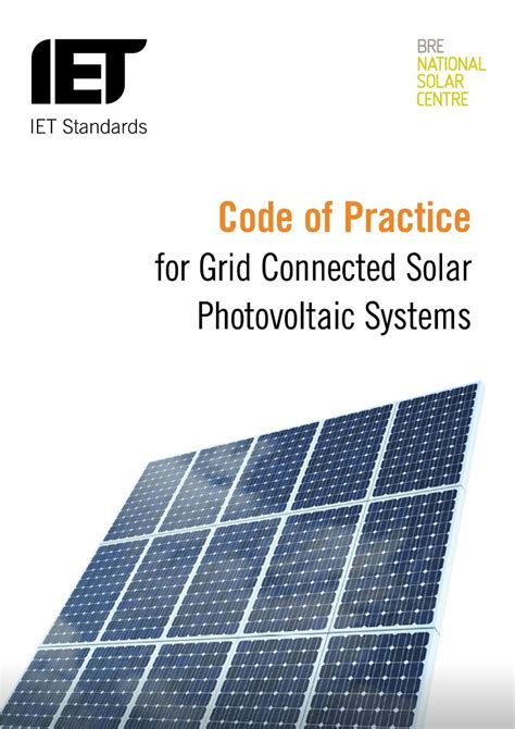 iet solar pv code of practice pdf