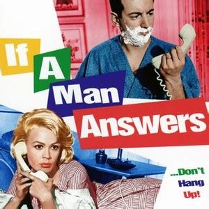 if a man answers hang up