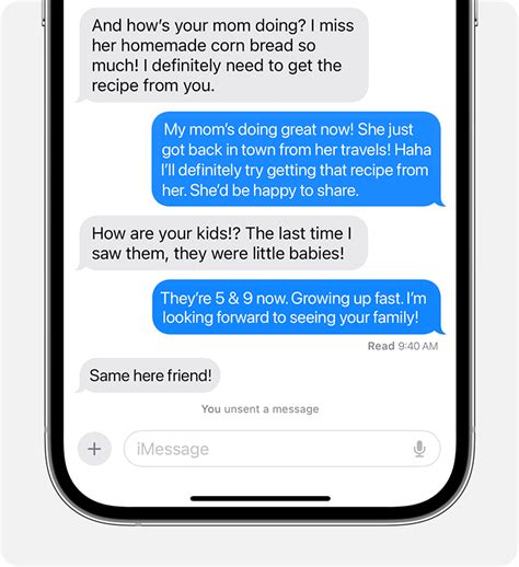 if i delete a message on google messages does it unsend