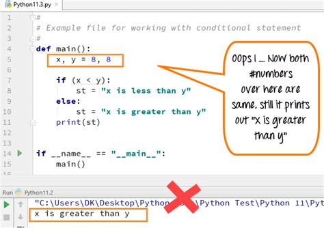 if statements in python definition