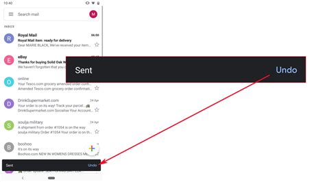if you delete a message on gmail will it unsend