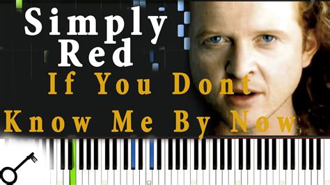 if you don't know me by now chords simply red