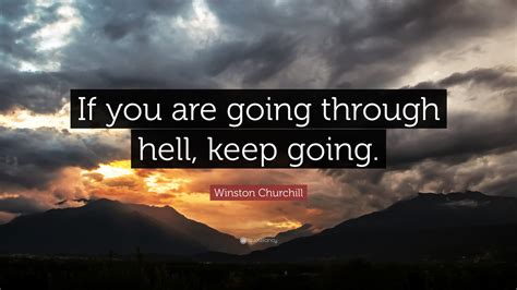 Premium Vector If youre going through hell keep going typography design