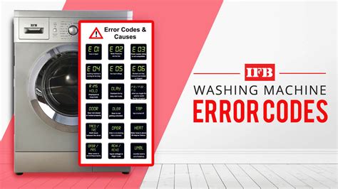 Ifb Front Load Washing Machine Error Code List