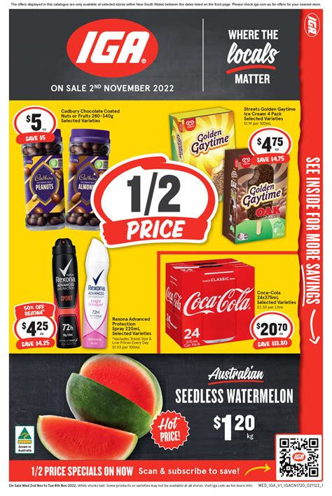 iga specials this week qld