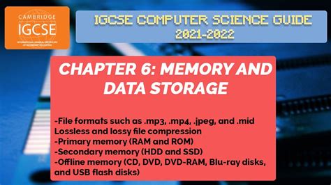 Igcse Computer Science Memory And Data Storage