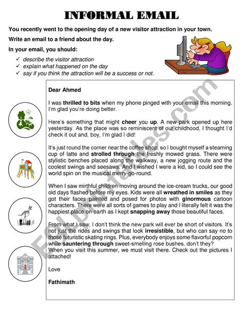 igcse email writing questions
