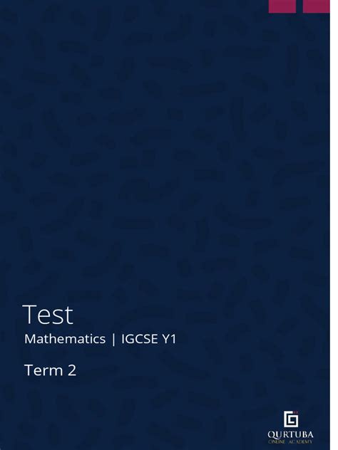 igcse grade 11 math syllabus pdf