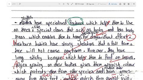 igcse summary example