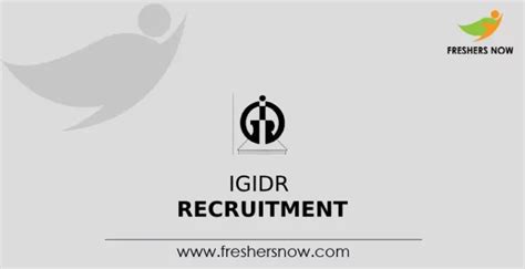 igidr application form 2023