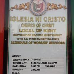 iglesia ni cristo worship schedule
