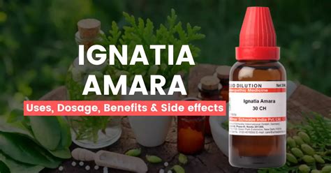 ignatia amara side effects