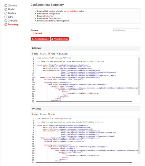 Ignite Configuration Xml Example