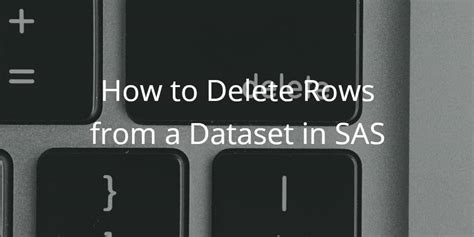 Ignition Delete Row From Dataset