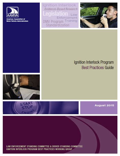 Ignition Interlock Program Guidelines