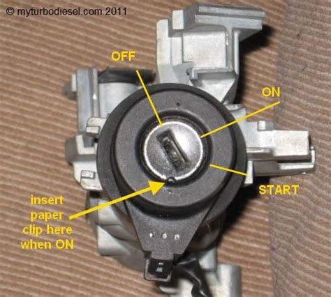 Ignition Switch Is Turned To Lock