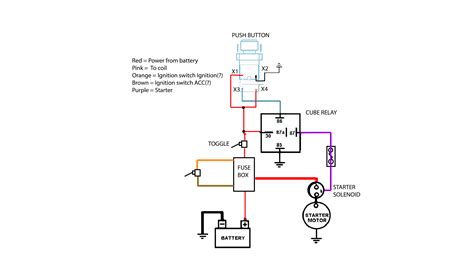 Push Button Start Wiring Diagram Cadician's Blog