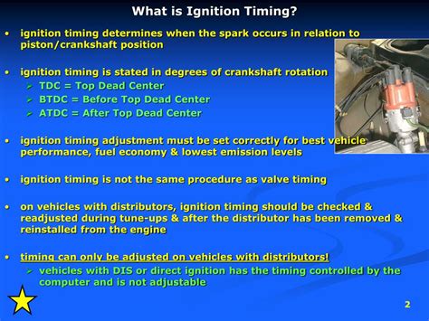 Ignition Timing Functions