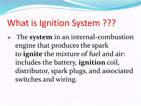 Ignition Value Meaning