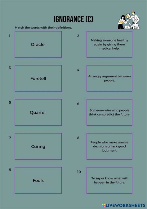 Ignorance Printable Worksheet