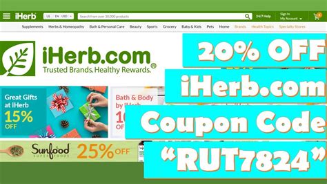 Save Money And Time By Using Iherb Coupon