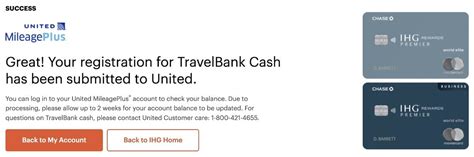 ihg credit card united travel bank
