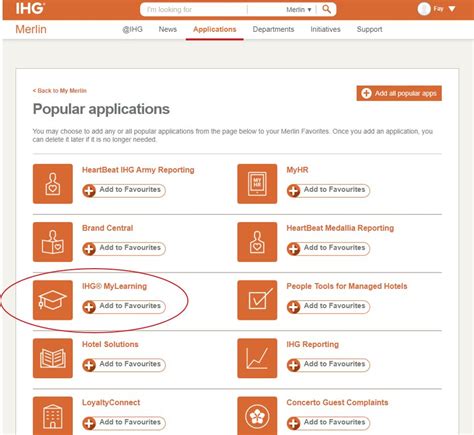 ihg merlin mylearning