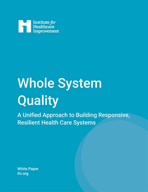ihi whole system quality
