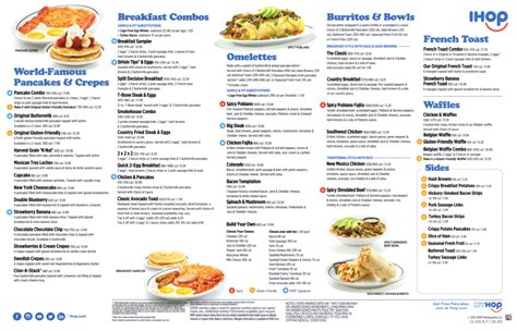 ihop menu