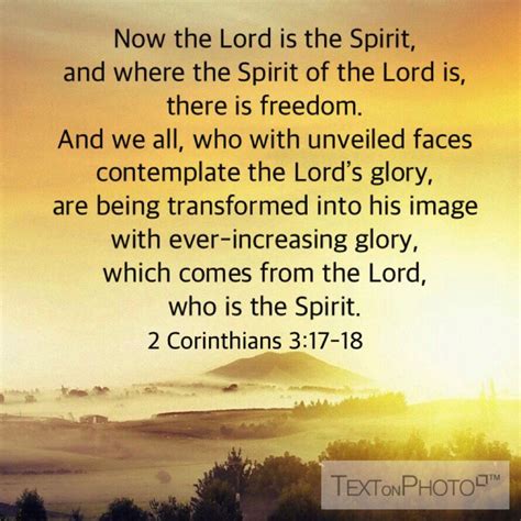 ii corinthians 3:17-18 niv