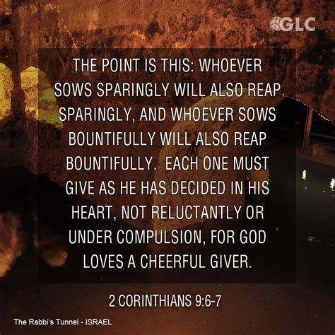 ii corinthians 9 6-7